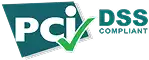PCI DSS compliant secure payment badge